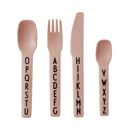 Design Letters Kids Cutlery set *Nude*