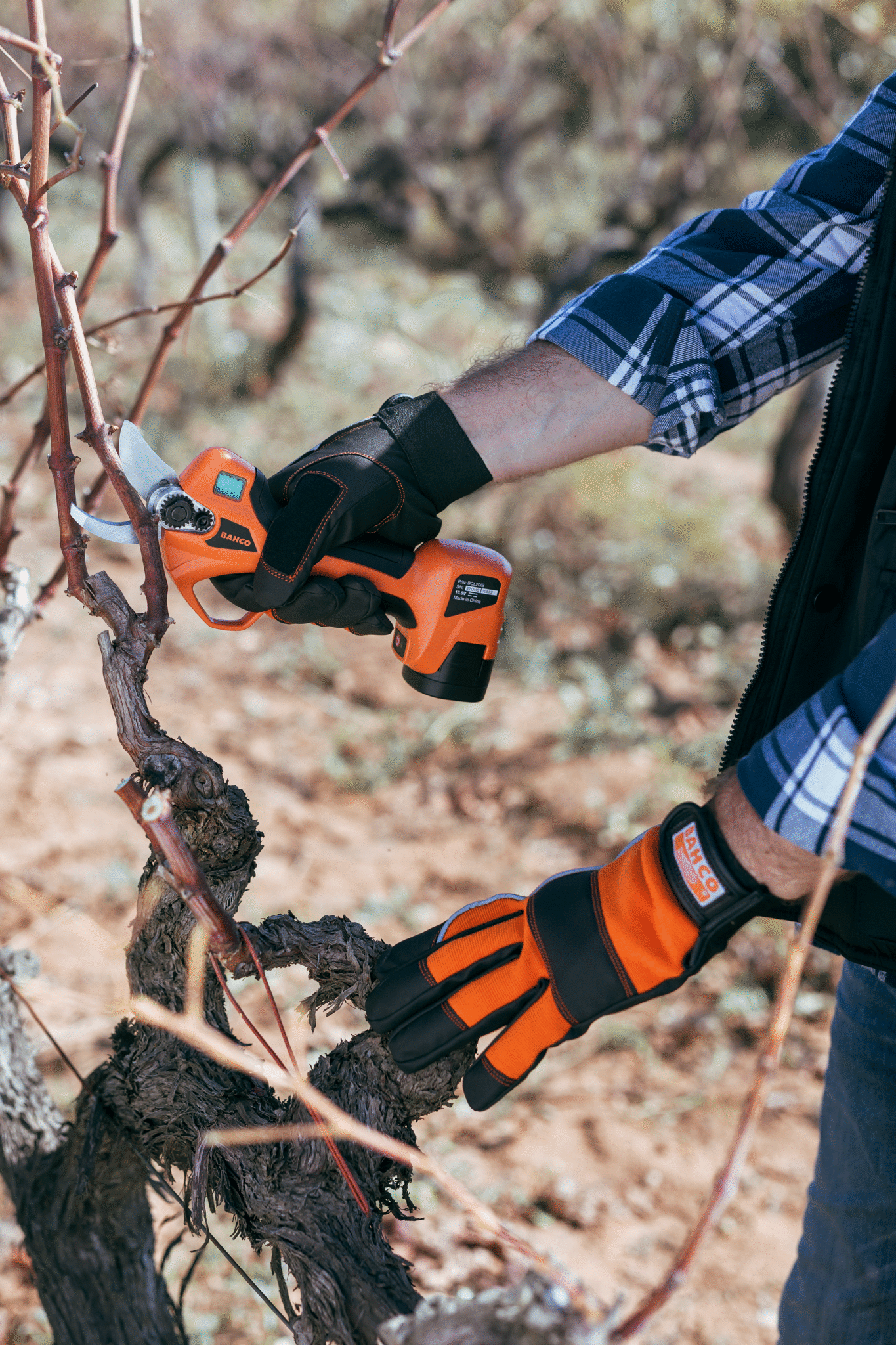 Granbergs Bahco Cordless Battery Powered Secateur 14.4V BCL20IB