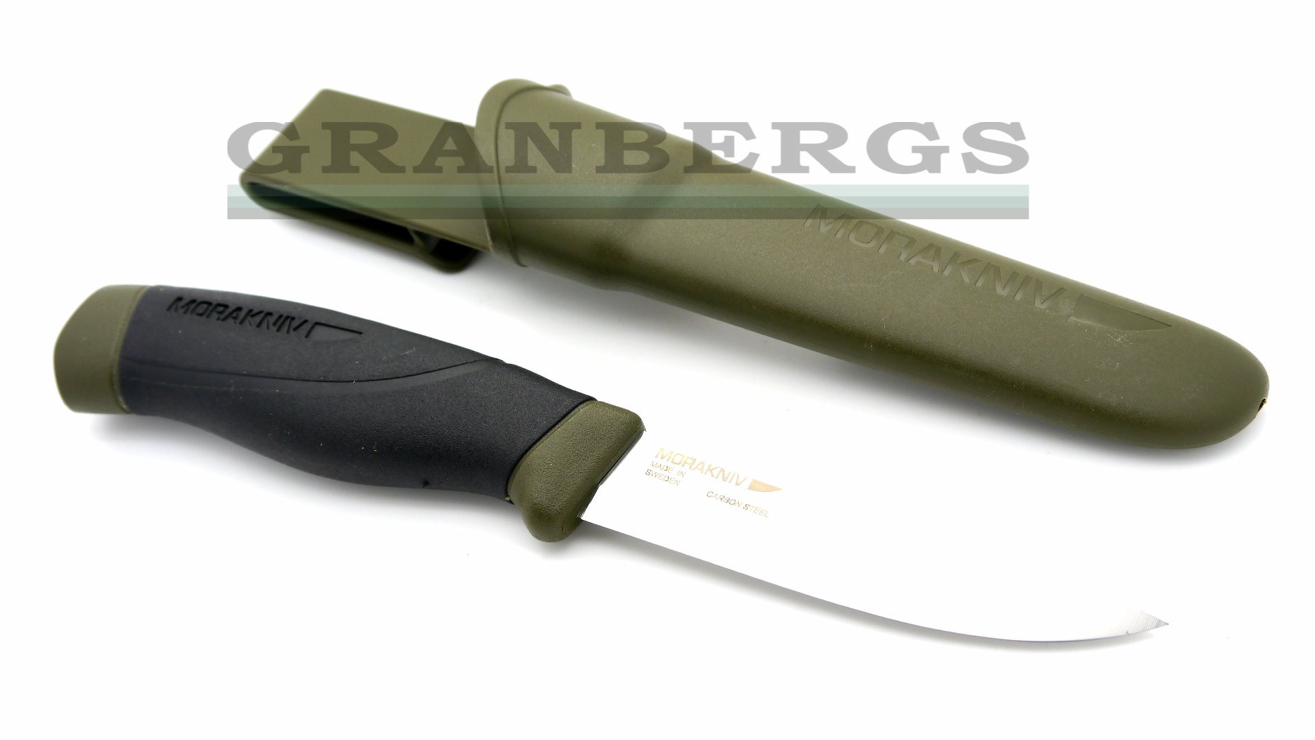 Morakniv Companion MG Carbon Steel Knife - Military Green for sale online