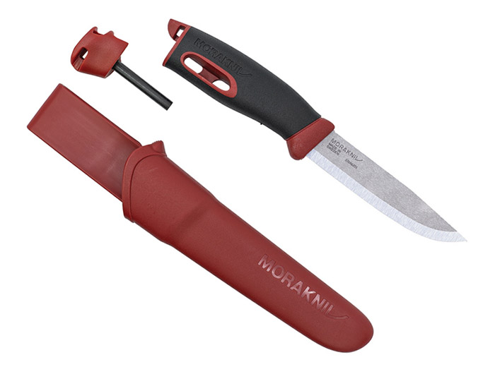 Morakniv Companion Spark Knife with Integral Fire Steel Red