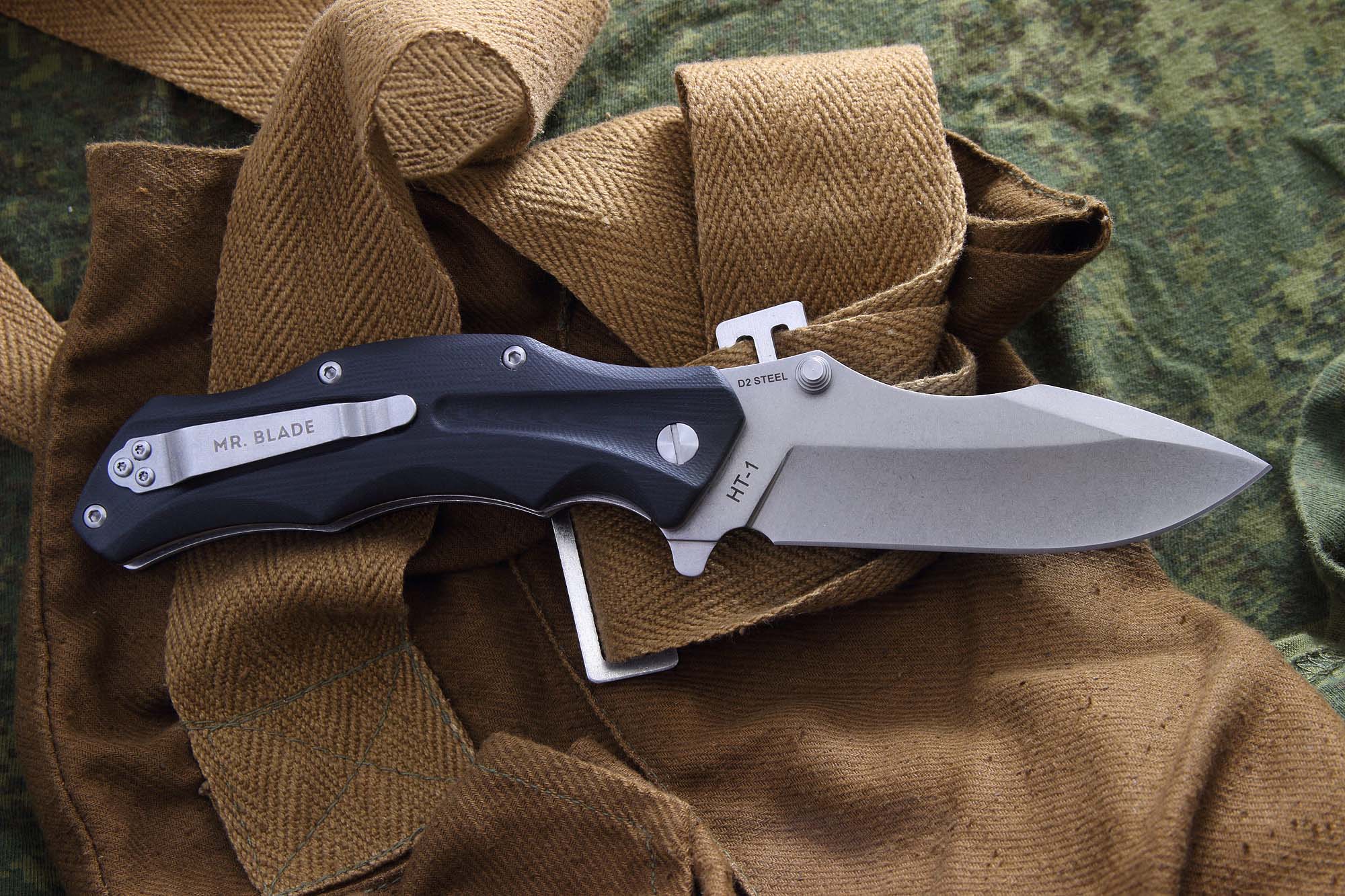 Нож складной HT-1 Mr.Blade (Stone Washed)