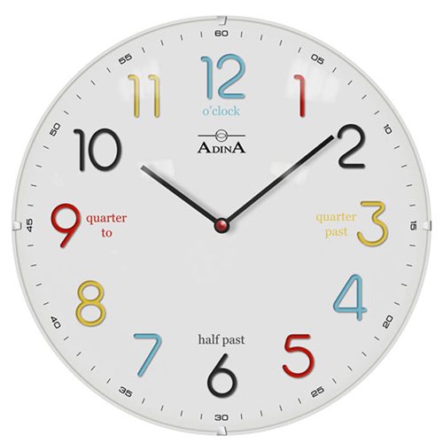 Adina Teacher Time Wall Clock 30x4x30cm CL17-A6897