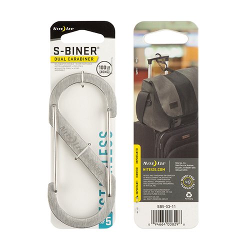 Nite Ize S-Biner Steel # 5 - Stainless