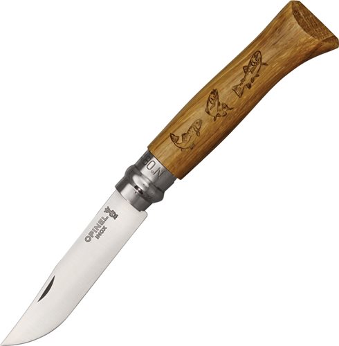Opinel No 8 Inox steel Knife - Trout