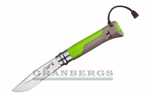 Opinel Outdoor Knife No 8 - Green