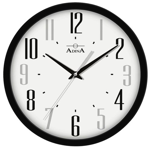 Adina Wall Clock Black/Black CL20-A8356D