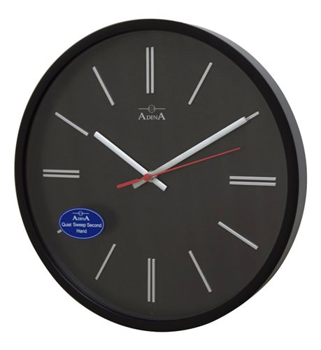 Adina Wall Clock Black 30x4x30cm CL15-A5118C