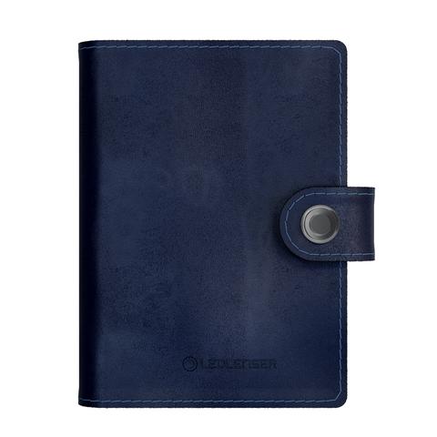 Ledlenser Lite Wallet Leather Midnight Blue