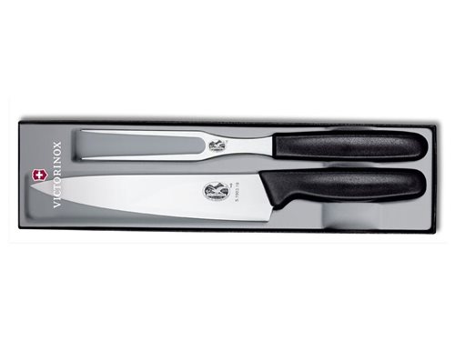Victorinox 2 Pc Carving set Black Nylon 5.1023.2