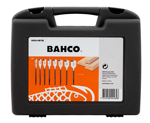 Bahco SB-9529/S8 Flat Bit Set - 8 pieces