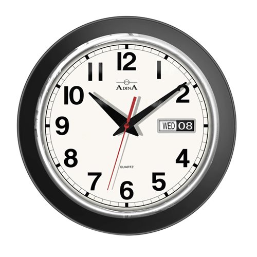 Adina Wall Clock Black/White 31x4x31cm CL13-A2928B