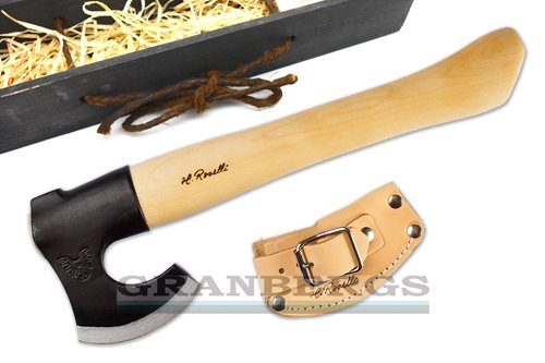 H. Roselli R860P Handmade Hand Forged Carpenters Axe/Hatchet in Display Box