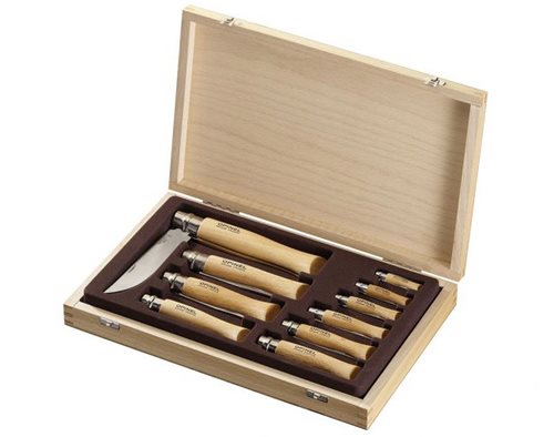Opinel Ten Piece Set - Stainless Steel YO001311