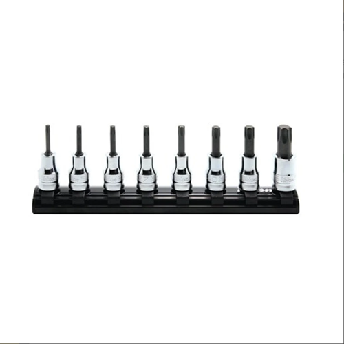 Koken Socket Set Torx 3/8" on Magnetic Rail 8Pc