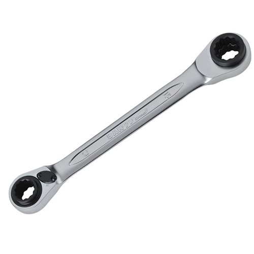 Bahco Ratchet Spanner Reversible 12/13/14/15mm S4RM-12-15