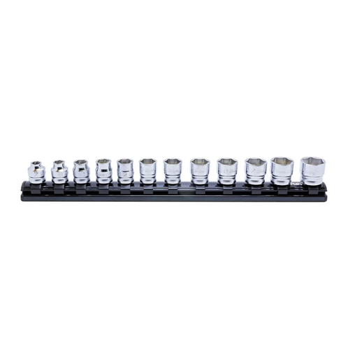 Koken Socket Set 3/8" on Magnetic Rail 12Pc