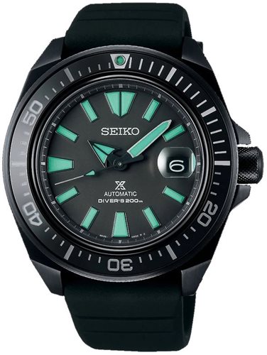 Seiko Prospex Auto Diver Mens Black 200m 43.8mm SRPH97K