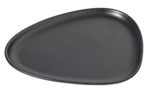 Lind Dna Dinner Plate 2pcs Black 30*26*1.5cm Stoneware
