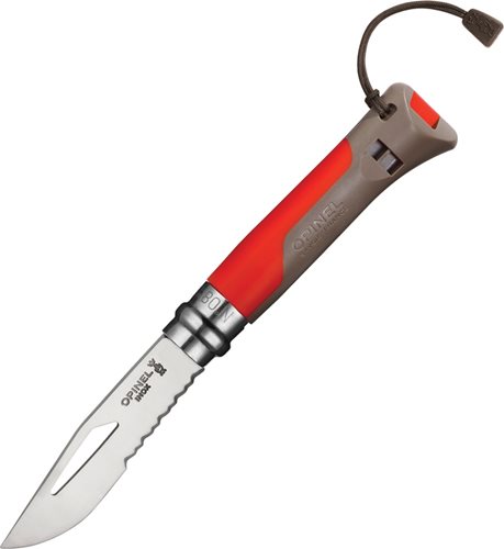 Opinel Outdoor Knife No 8 - Red