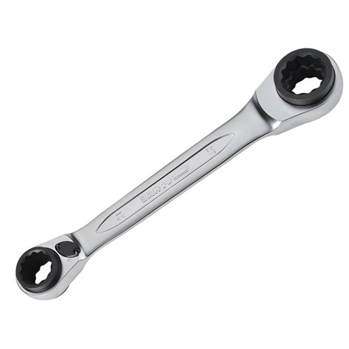 Bahco Ratchet Spanner Reversible 21/22/24/27mm S4RM-21-27