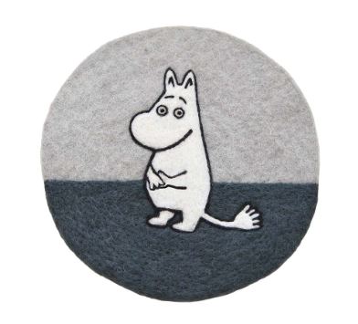 Klippan Moomin Pot Mat Grey