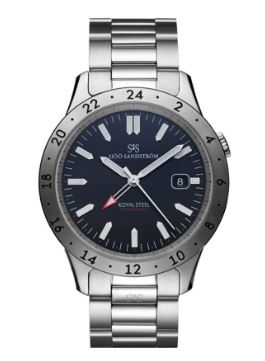 Sjoo Sandstrom RS Worldtimer Black/Steel - 41mm 019979