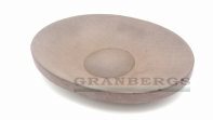 Iris Hantverk Soft Concrete Soap Dish Oval Brown 2051-03