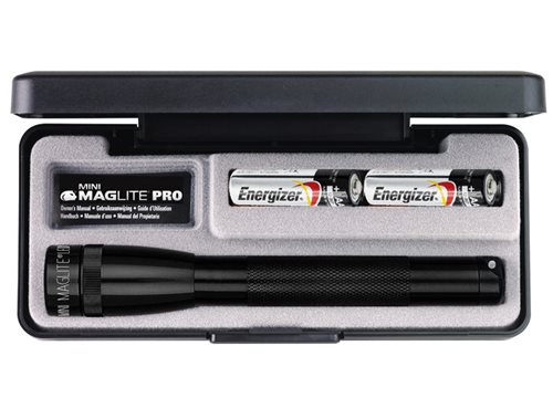Maglite PRO Mini 2AA Black Flashlight in Gift Box