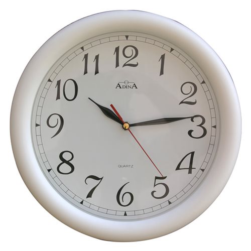 Adina Wall Clock White 30x4x30cm CL3039