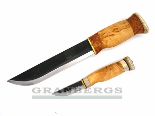 Wood Jewel Leuku-Puukko Combination Hand-made Finnish Knife