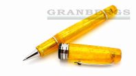 Marlen Riflessi Amber/Orange Resin Rollerball Pen M12147