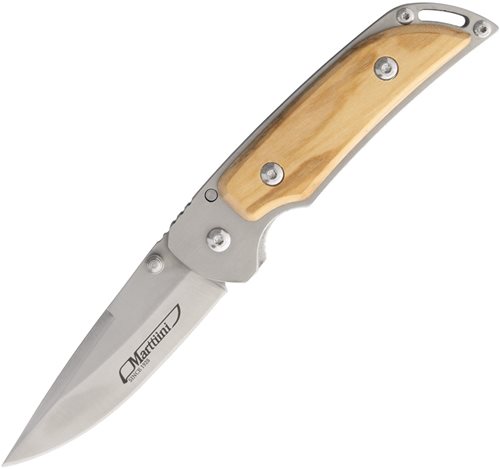 Marttiini 913111 Taittoveitsi Olive wood Linerlock Folding Knife