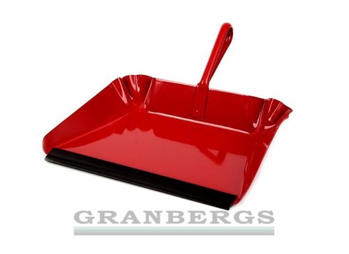 Iris Hantverk Dust Pan Metal Red Short Handle 2339-01