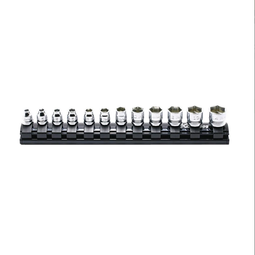 Koken Socket Set 1/4" on Magnetic Rail 12Pc